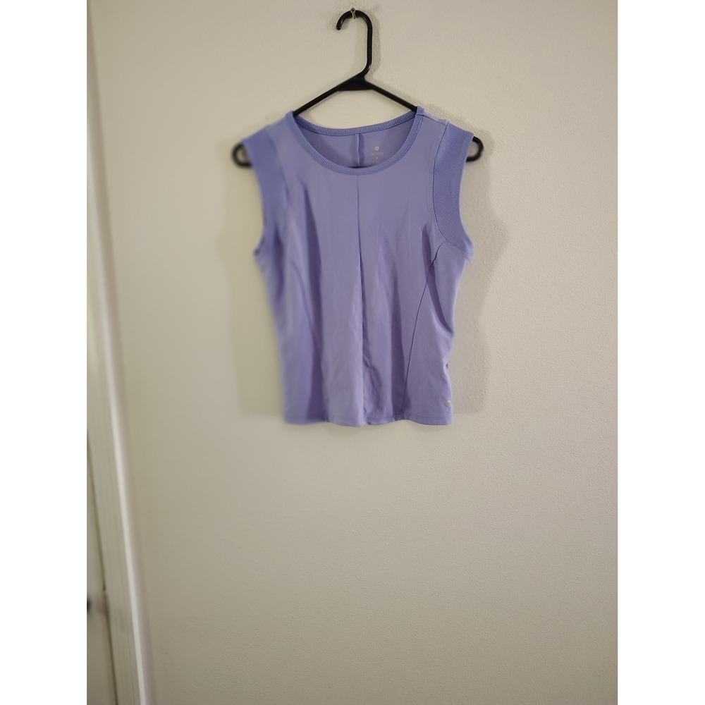 Apana Womens Lavender Purple Activewear Tank Top Sleeveless Yoga Gym Shirt Small